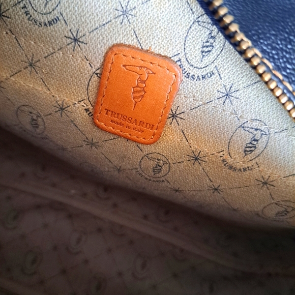 Vintage Trussardi leather messenger bag - Picture 8 of 9